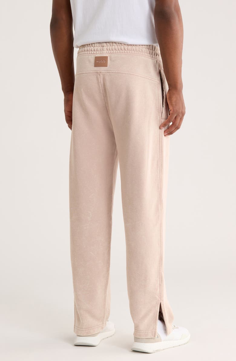 HUGO Logo Knit Sweatpants, Alternate, color, Medium Beige