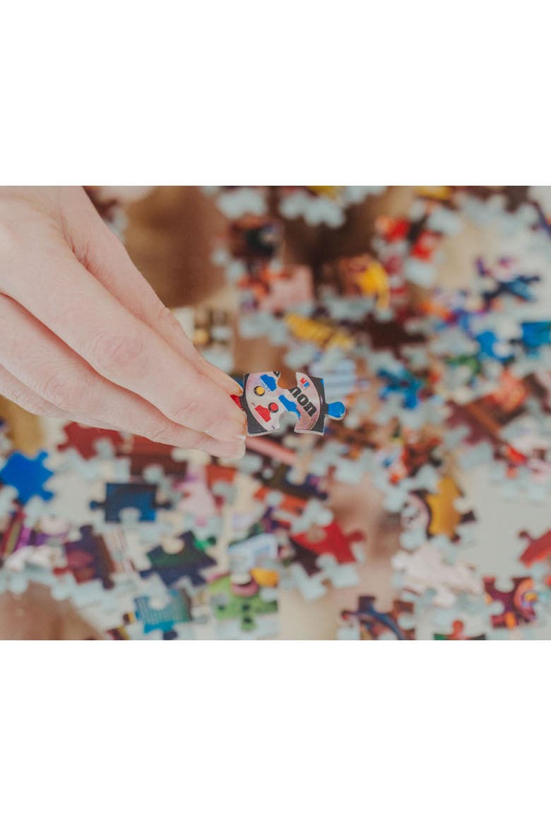 An Afternoon in the 80s Retro 1000-Piece Jigsaw Puzzle By Rachid Lotf, Alternate, color, Orange