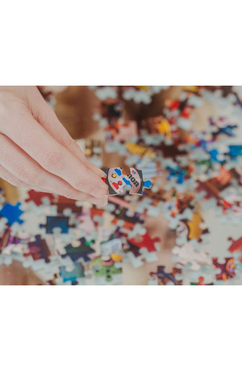 Toynk An Afternoon in the 80s Retro 1000-Piece Jigsaw Puzzle By Rachid Lotf, Alternate, color, Orange