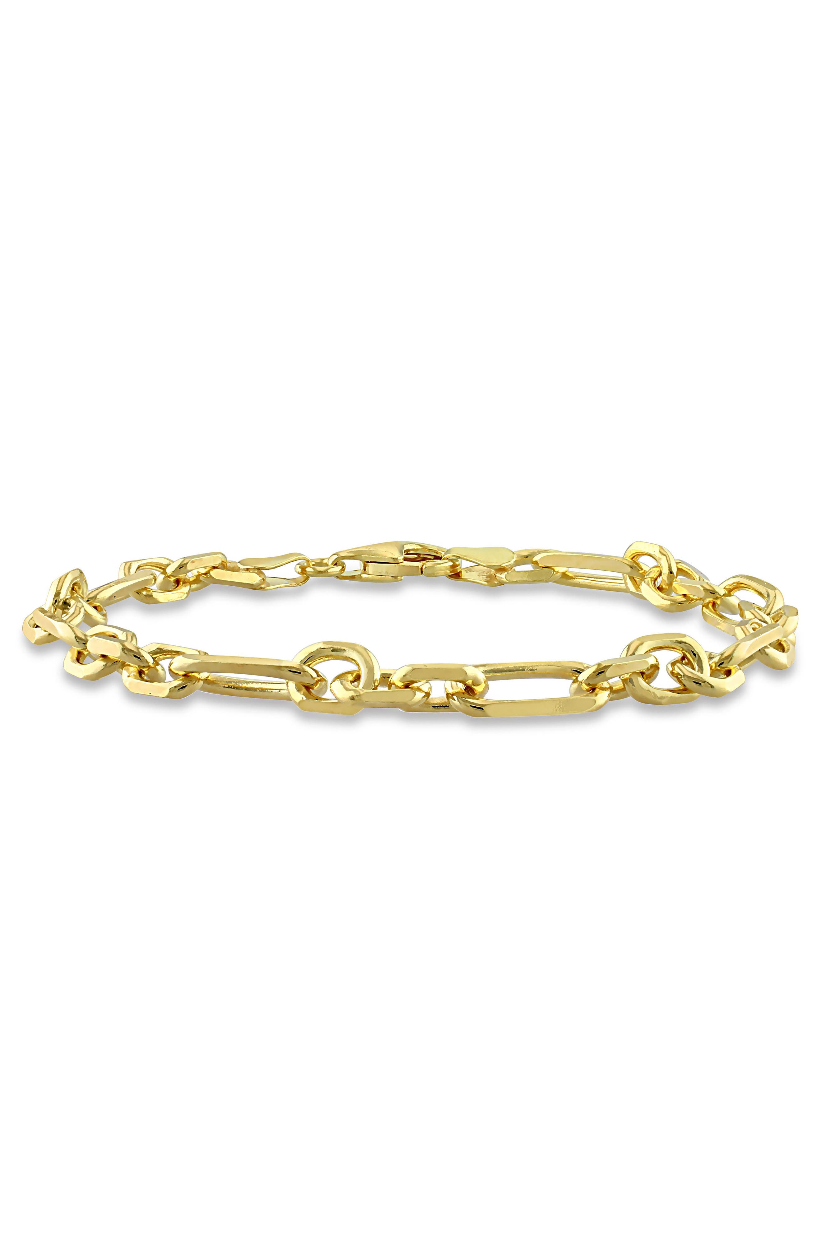 Figaro Rolo Chain Bracelet