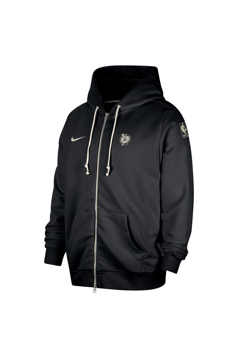 Men's Nike Black Boston Celtics Authentic Standard Issue Full-Zip Hoodie Jacket, Alternate, color, Black