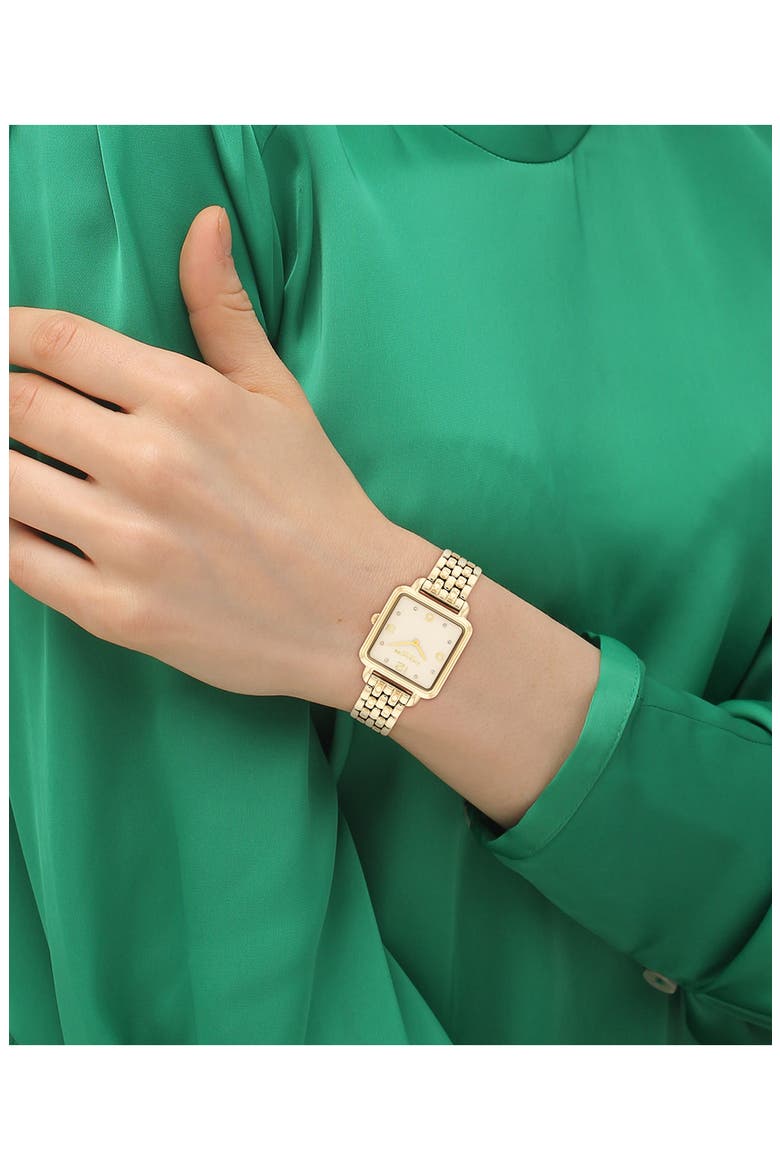 Cass Bracelet Watch, 28mm, Alternate, color, GOLD