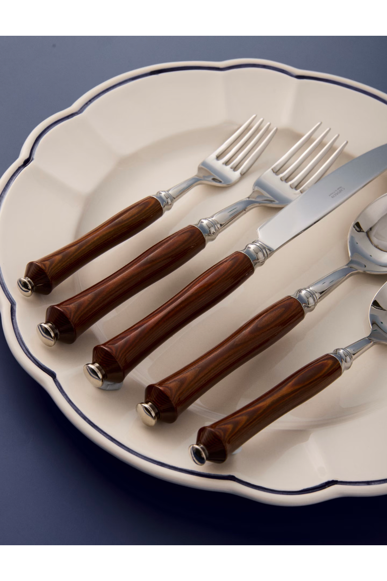 Pluton - 5 Piece Place Setting, Alternate, color, Natural Wood