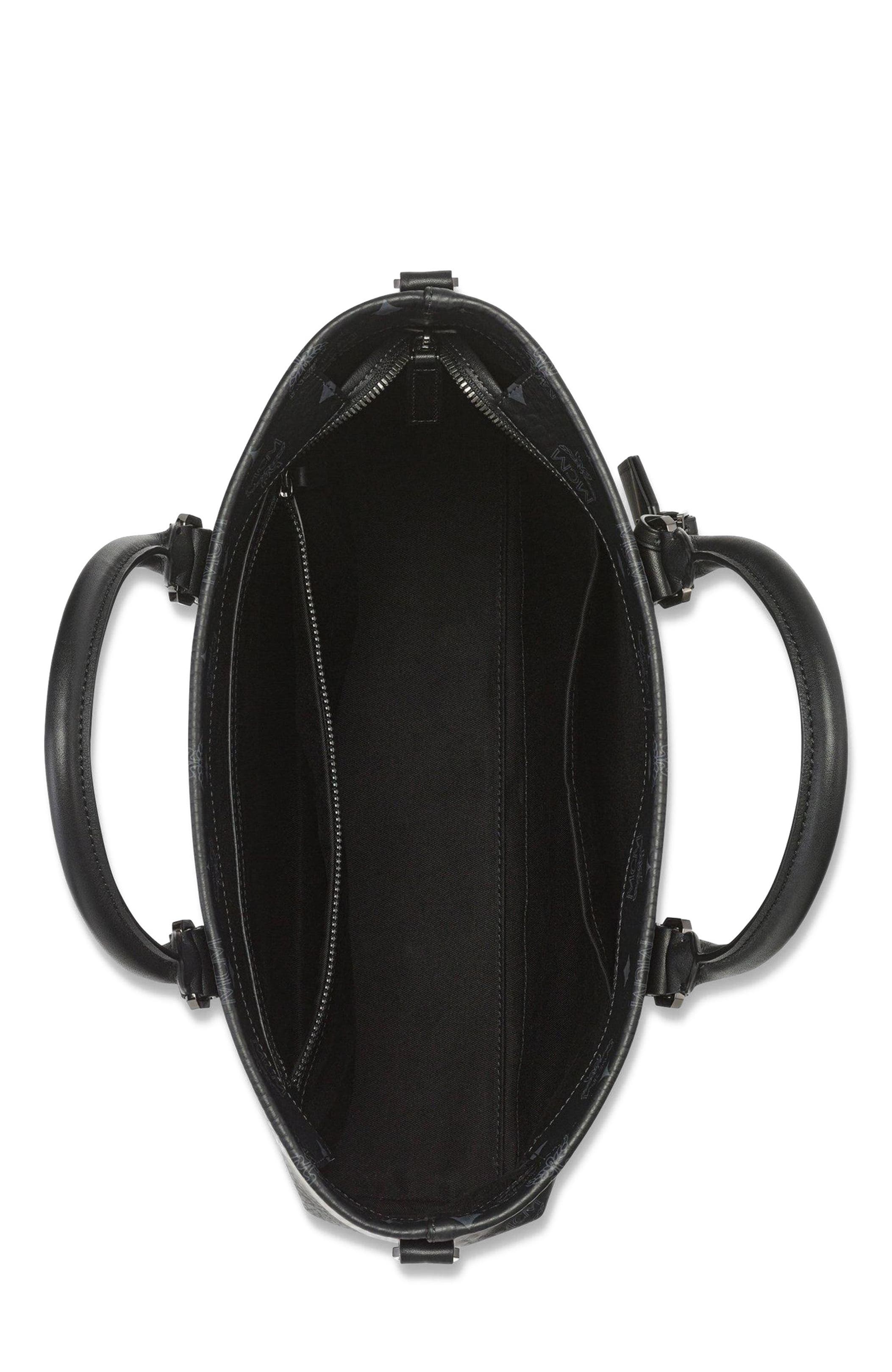 MCM Aren N/S Tote in Visetos, Alternate, color, 