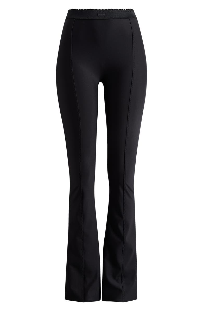 SKIMS Body High Waist Flare Pants, Alternate, color, Onyx
