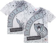 Mitchell & Ness Men's Mitchell & Ness White Las Vegas Raiders Team Burst Sublimated T-Shirt