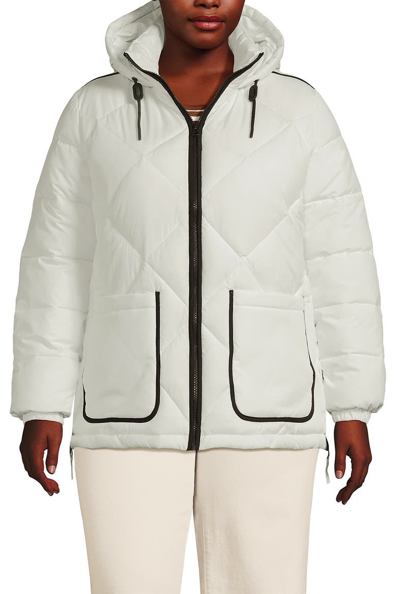 FeatherFree Insulated Diamond Quilted Jacket, Main, color, Egret White