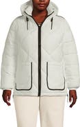 Lands' End FeatherFree Insulated Diamond Quilted Jacket