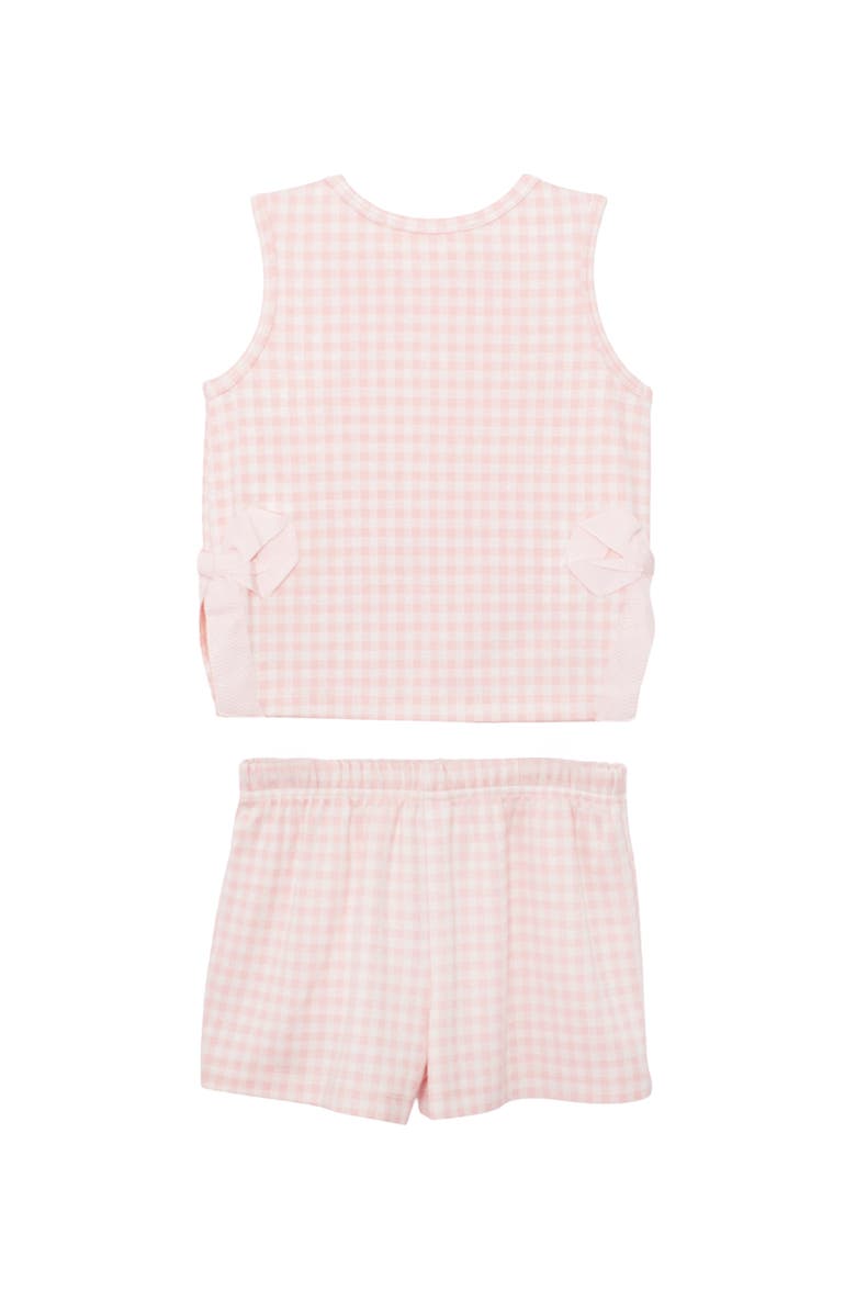 Mabel + Honey Pink Plaid Perfection Sleeveless Two Piece Set, Alternate, color, Pink