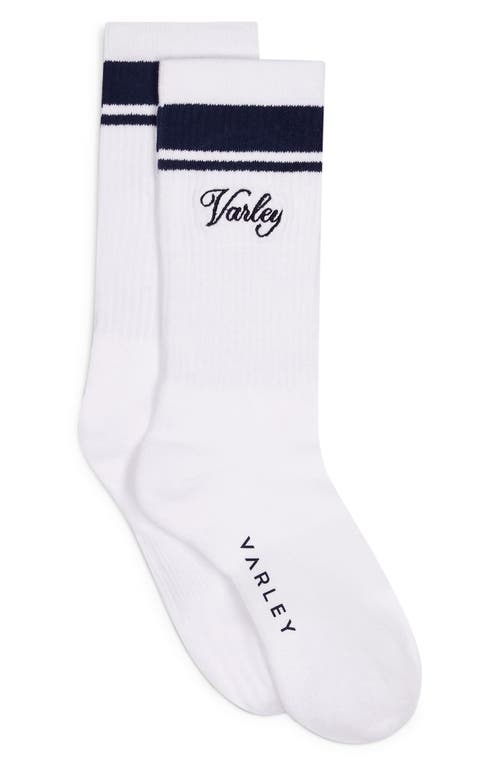 VARLEY VARLEY LAMAR CLUB STRIPE CREW SOCKS