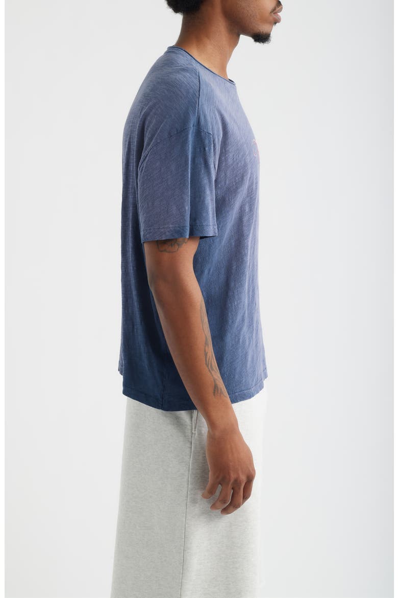 Cotton Graphic T-Shirt, Alternate, color, BLUE