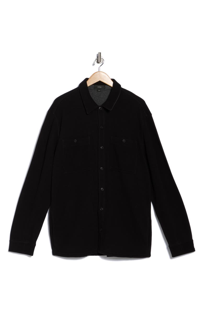 Piqué Shirt Jacket