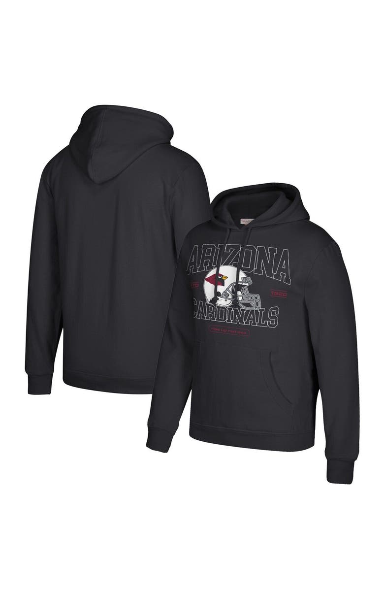 Mitchell & Ness Men's Mitchell & Ness Black Arizona Cardinals Classic Helmet Pullover Hoodie, Main, color, Black