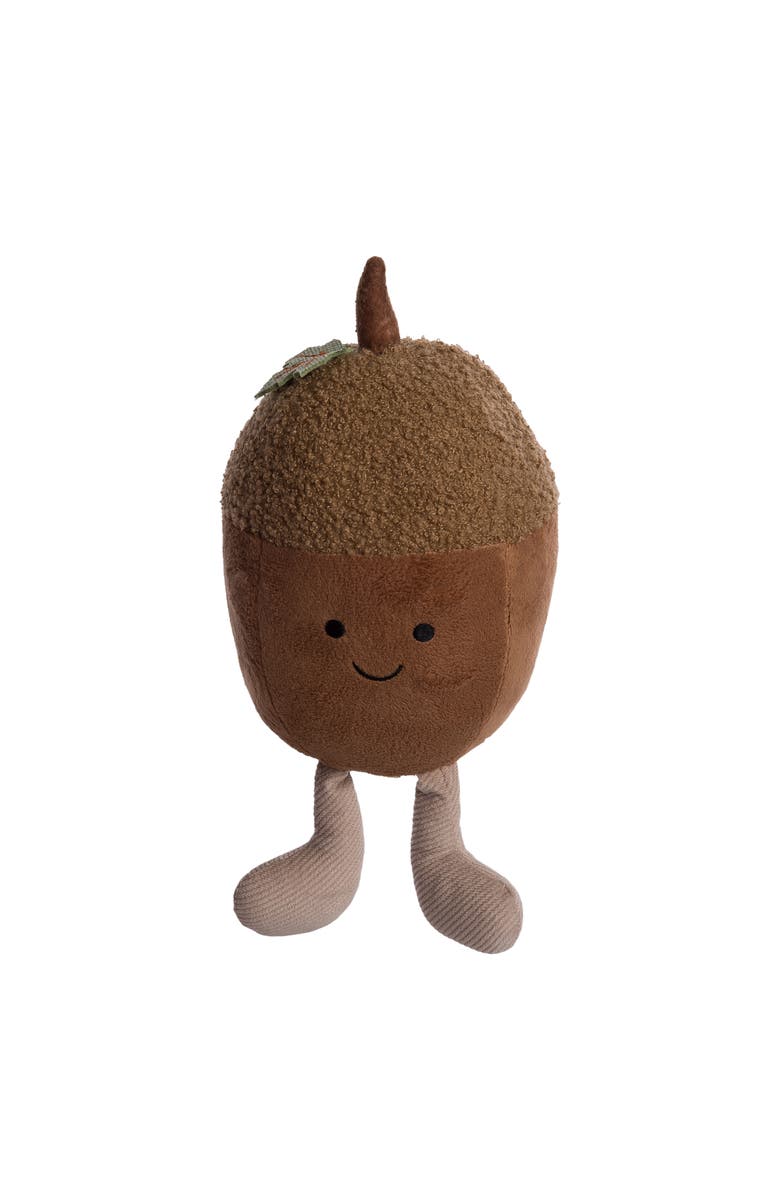 Transpac Plush Acorn Tree Ornaments for Fall Harvest Decor Gifts, Main, color, Black