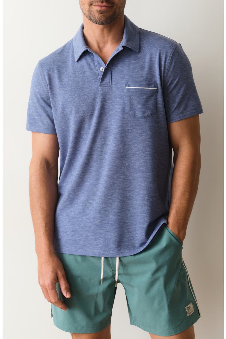 Air Pocket Polo, Main, color, COASTAL FJORD