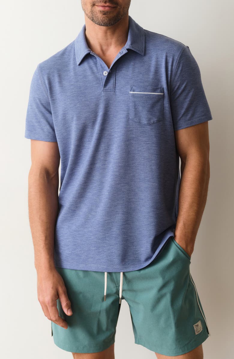 Marine Layer Air Pocket Polo, Main, color, Coastal Fjord