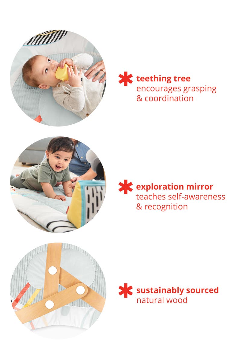 Skip Hop Discoverosity Montessori Inspired Wooden Play Gym, Alternate, color, 