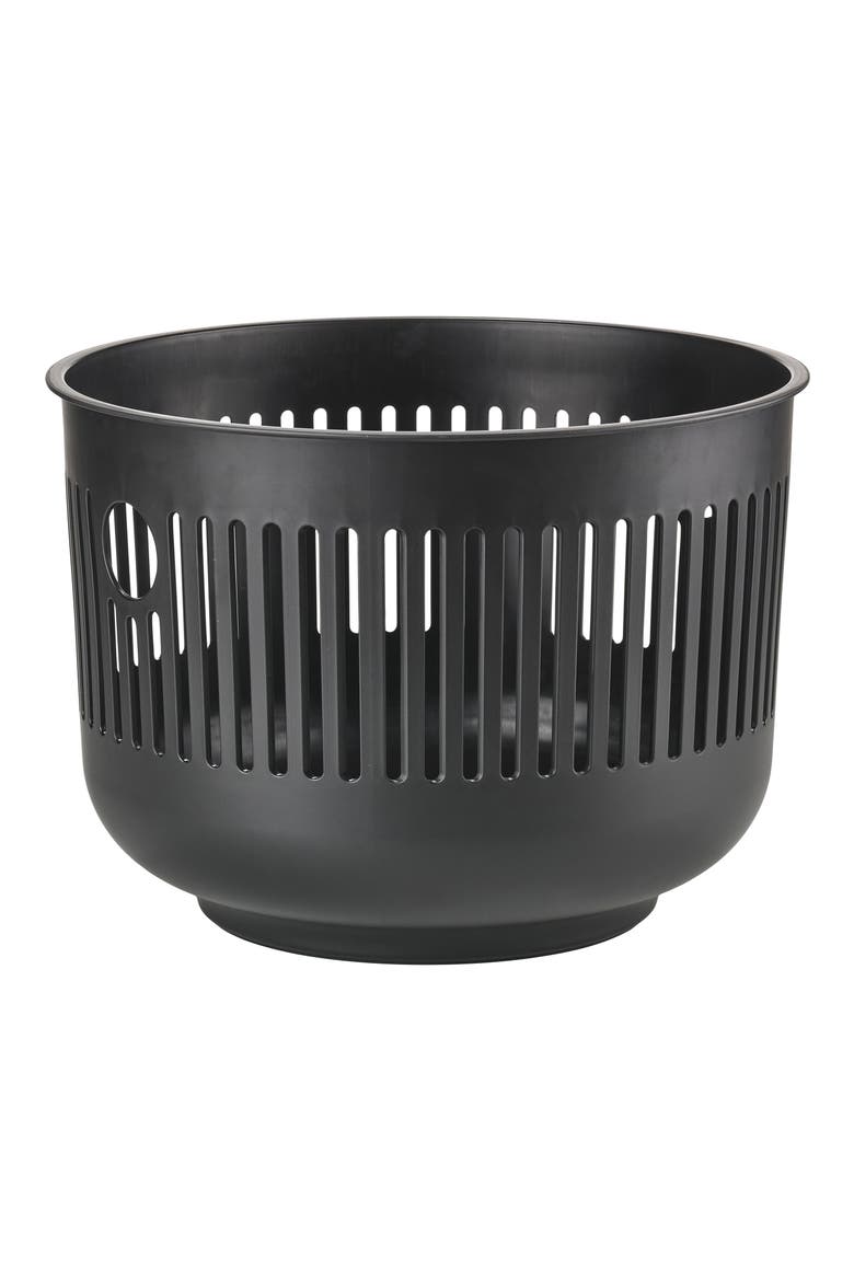 Ume Small Laundry Basket, Main, color, BLACK