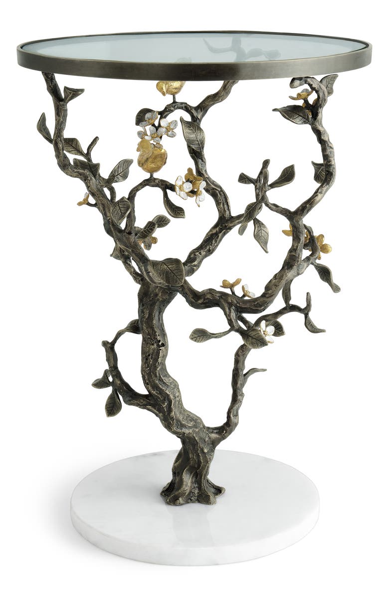 Michael Aram Lovebirds Accent Table, Alternate, color,