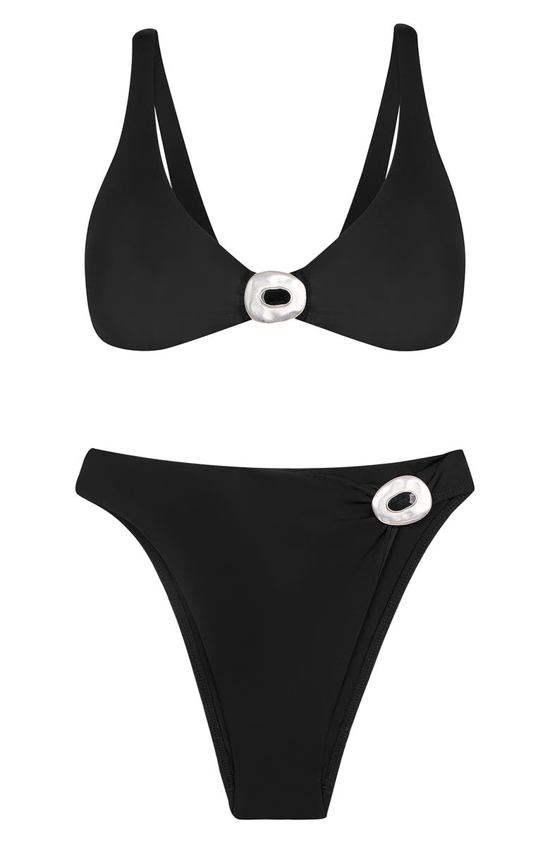 ViX Paula Hermanny Sama Mayra Bikini Top, Alternate, color, Black