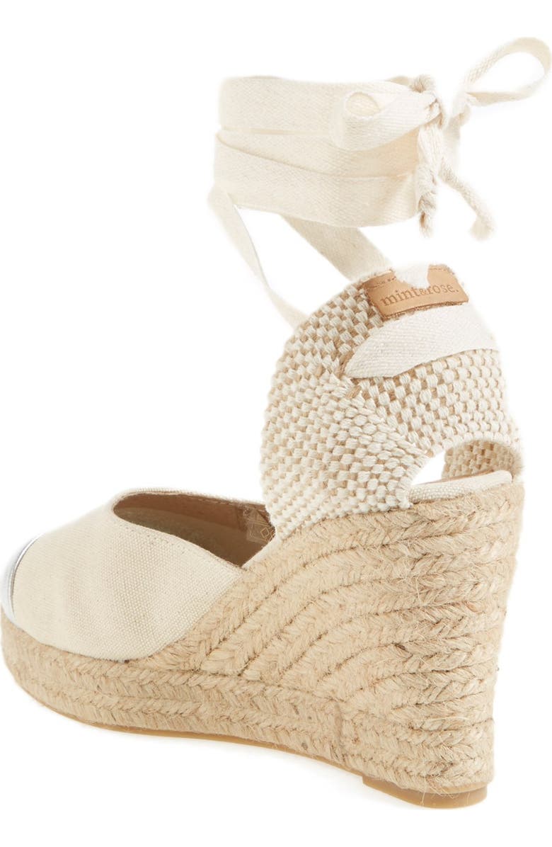 mint & rose 'Lolita' Wedge Sandal, Alternate, color,