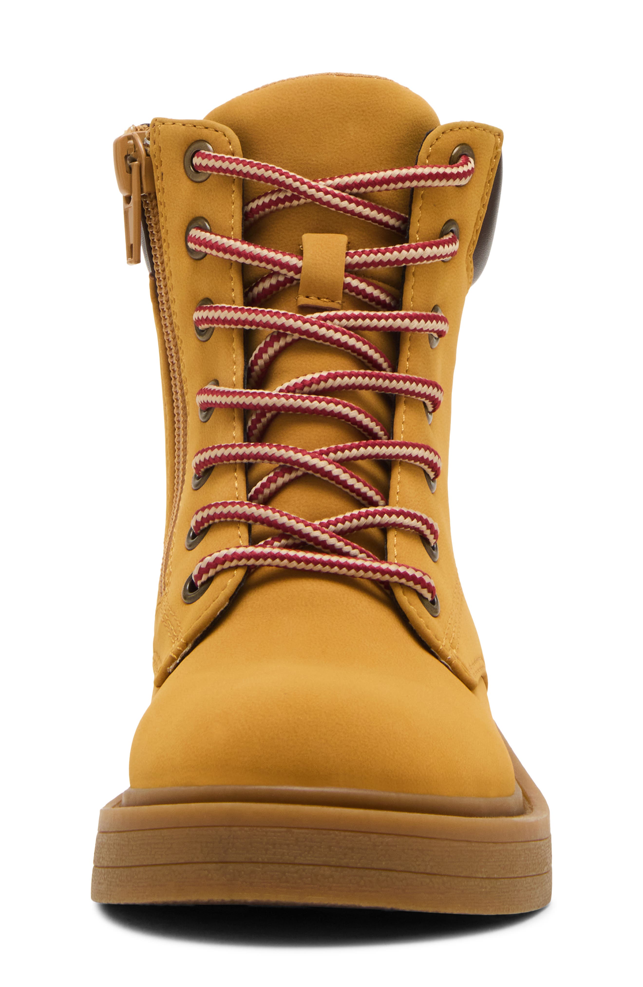 Steve Madden Kids' Jjumble Lace-Up Bootie, Alternate, color, Tan