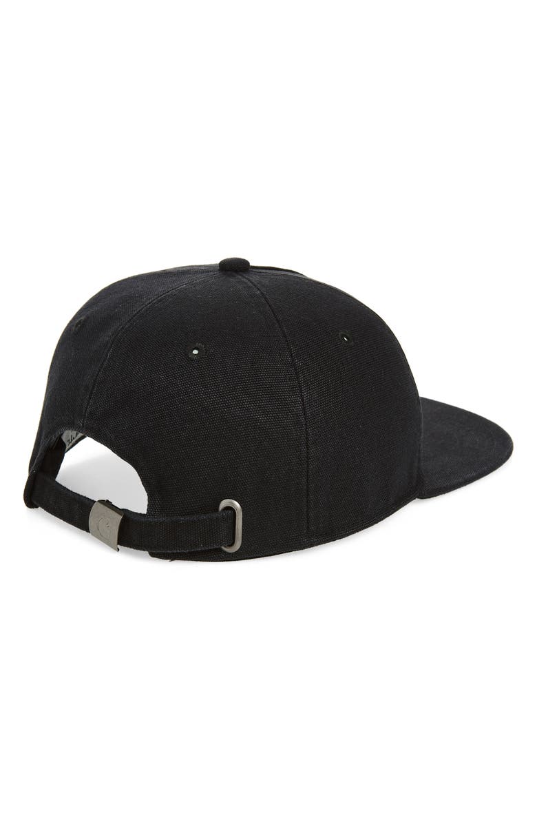 Carhartt Work In Progress Arcan Cotton Canvas Adjustable Baseball Cap, Alternate, color, Black