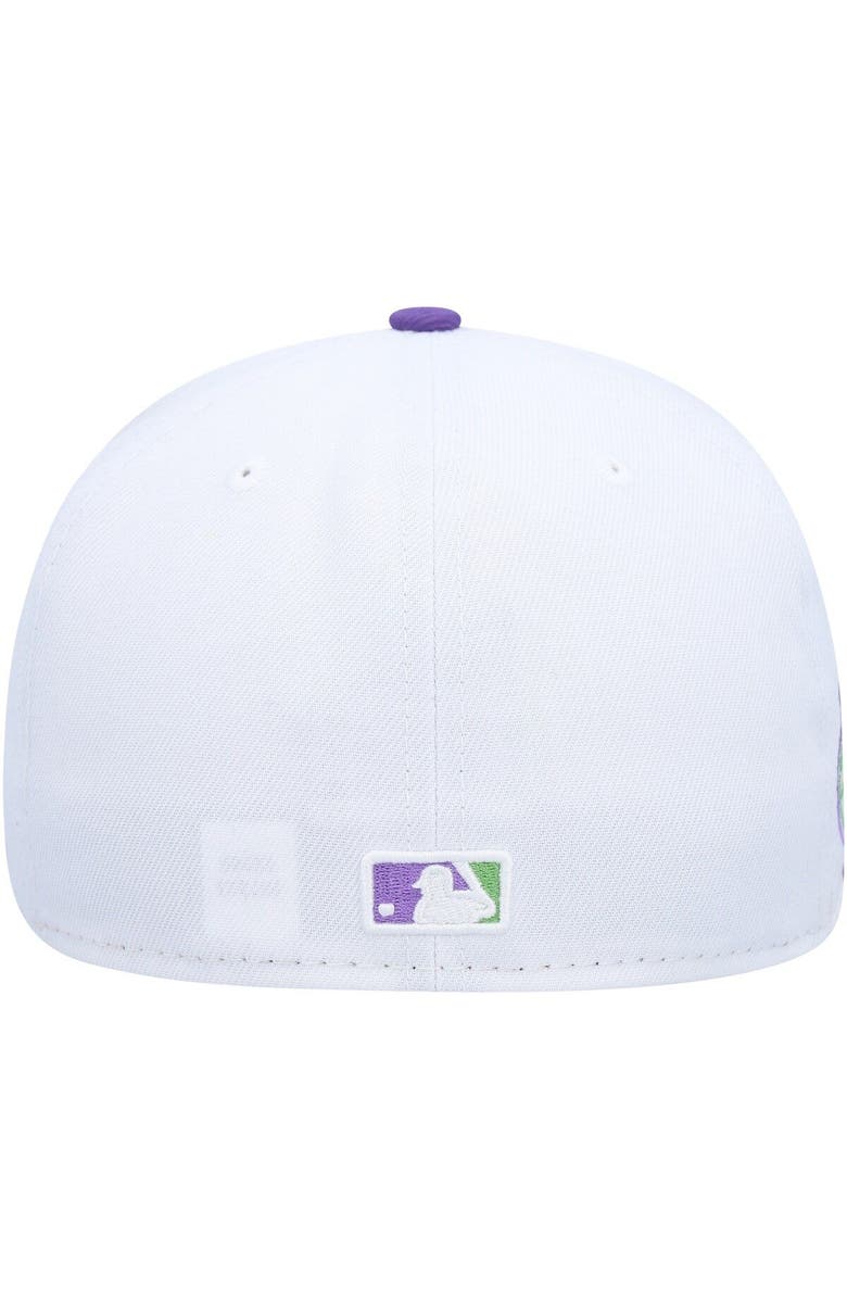 New Era Men's New Era White San Diego Padres 50th Anniversary Side Patch 59FIFTY Fitted Hat, Alternate, color, White