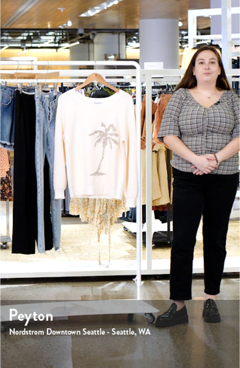 Breezy Palm Crewneck Sweater, sales video thumbnail