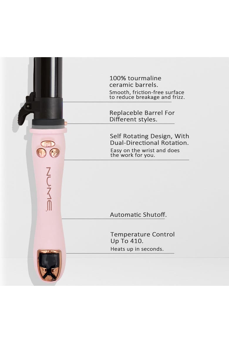 Showstopper Automatic Rotating Curling Iron, Alternate, color, Pink