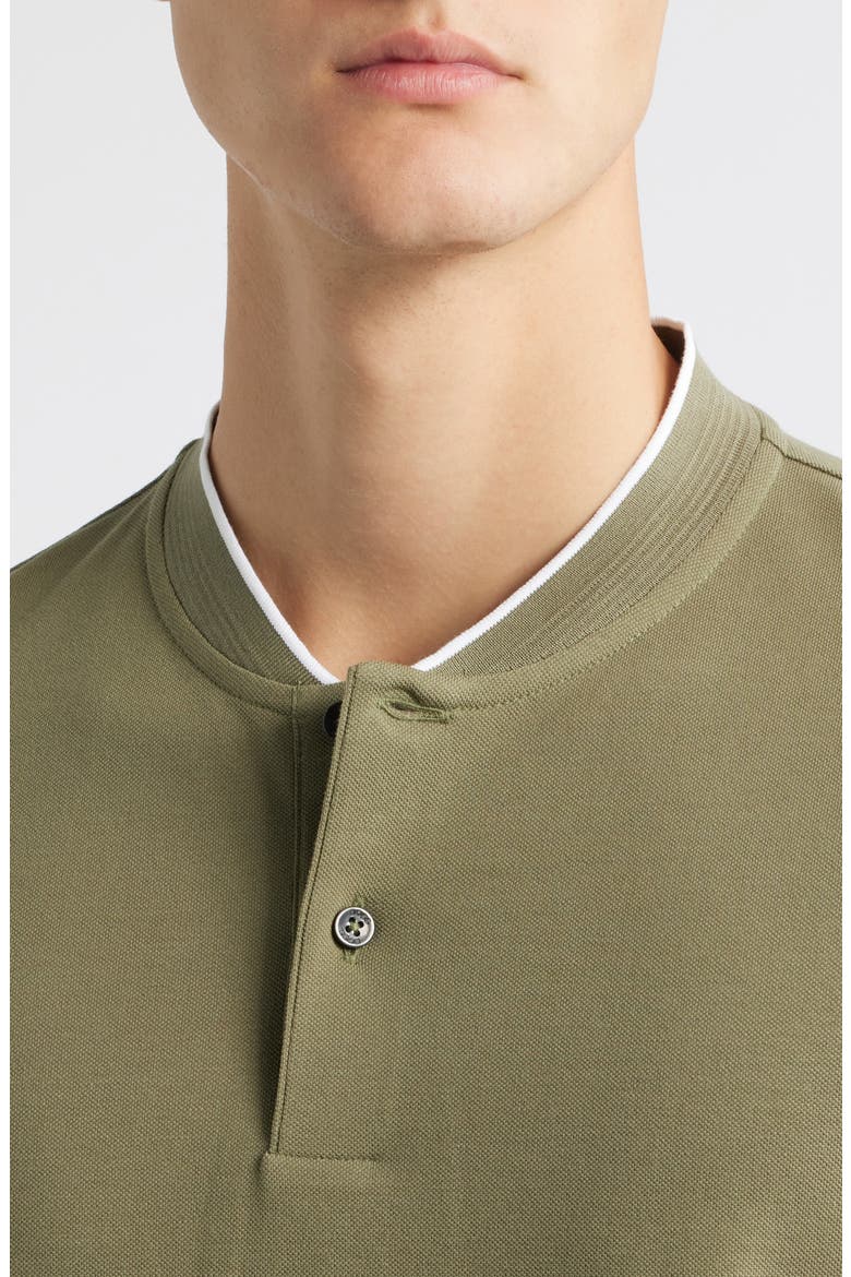 Pal Long Sleeve Blade Collar Polo, Alternate, color, MEDIUM GREEN