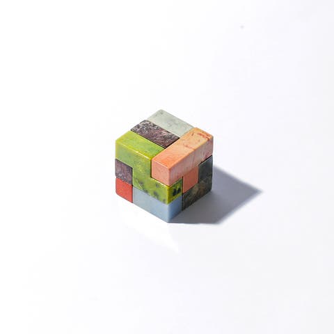 Soma Cube 3D Gemstone Puzzle