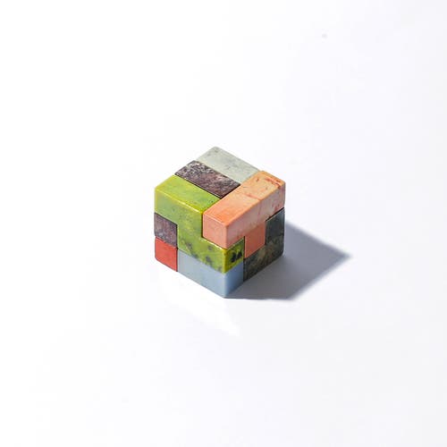 DAR PROYECTOS Soma Cube 3D Gemstone Puzzle in Multi  product