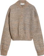 SPORTMAX Edna Marled Knit Bomber Jacket