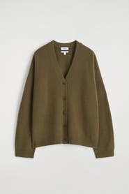 COS Cashmere Relaxed-Fit V-Neck Cardigan