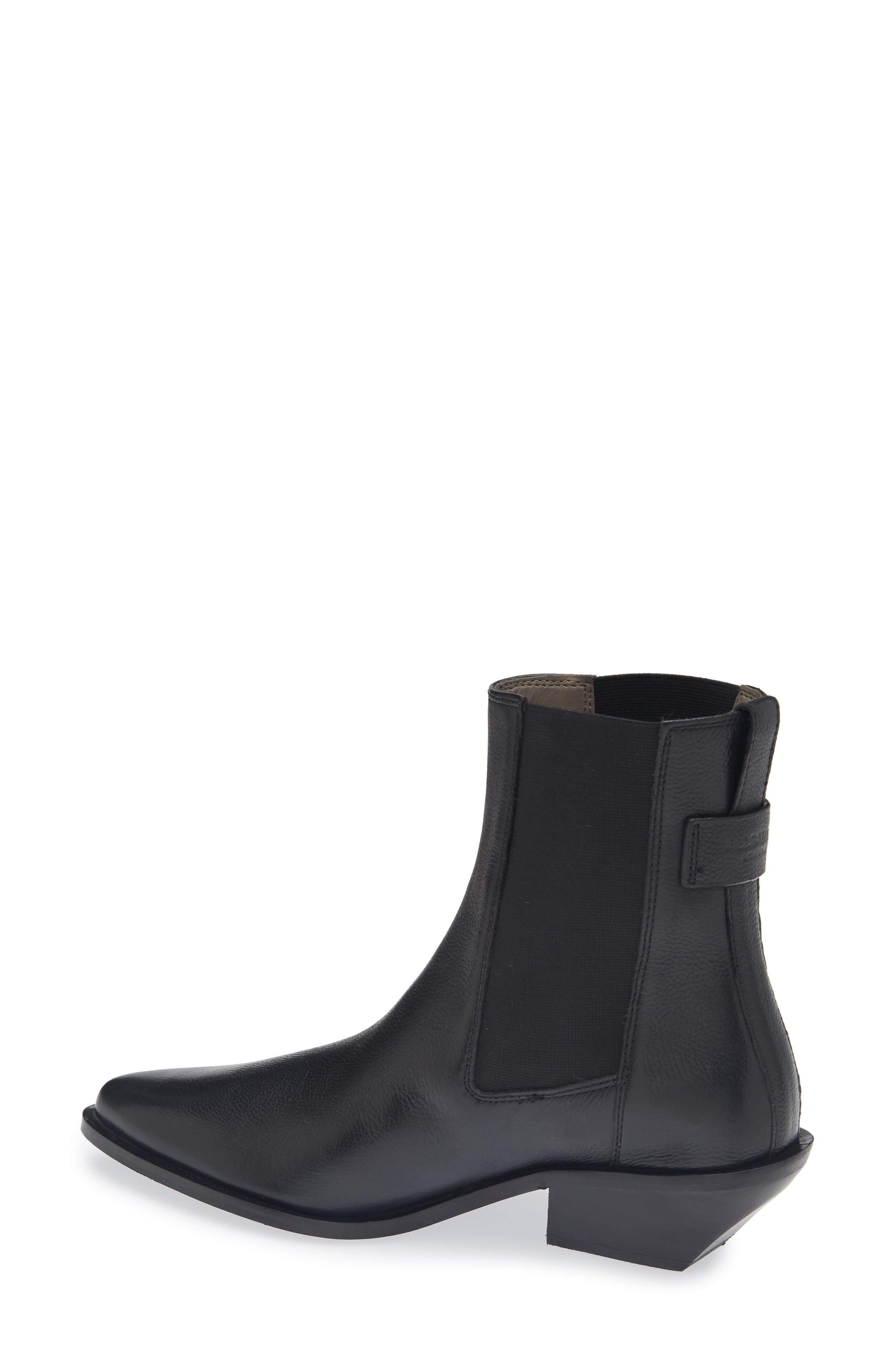 Folly Pointed Toe Bootie, Alternate, color, BLACK