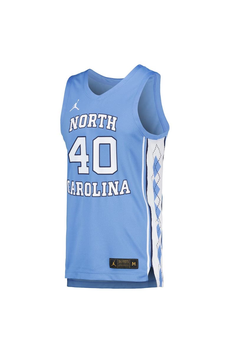 Jordan Brand Men's Jordan Brand Hubert Davis Carolina Blue North Carolina Tar Heels Replica Basketball Player Jersey, Alternate, color, Light Blue