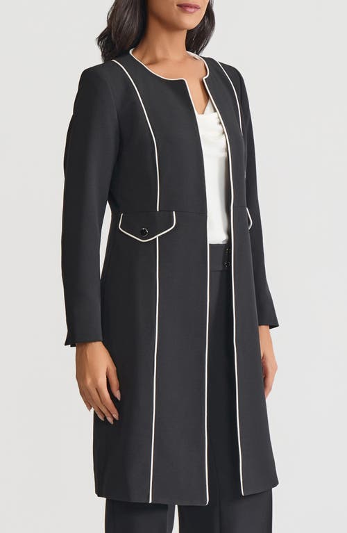 Kasper Corded Topper In Black