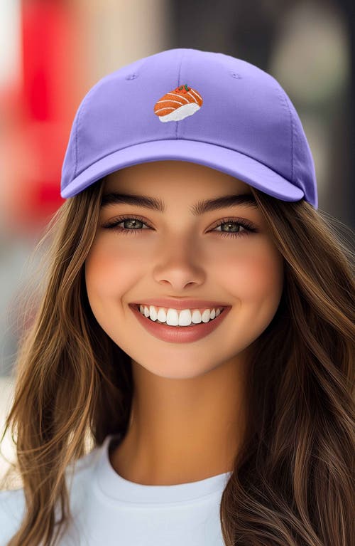 DALIX DALIX SALMON SUSHI EMBROIDERED DAD CAP 