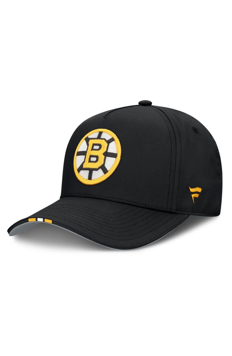 FANATICS Men's Fanatics Black Boston Bruins 2025 NHL Draft Authentic Pro On-Stage Podium A-Frame Adjustable Hat, Alternate, color,