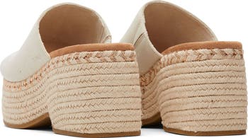 Lailam Espadrille Platform Slide Sandal