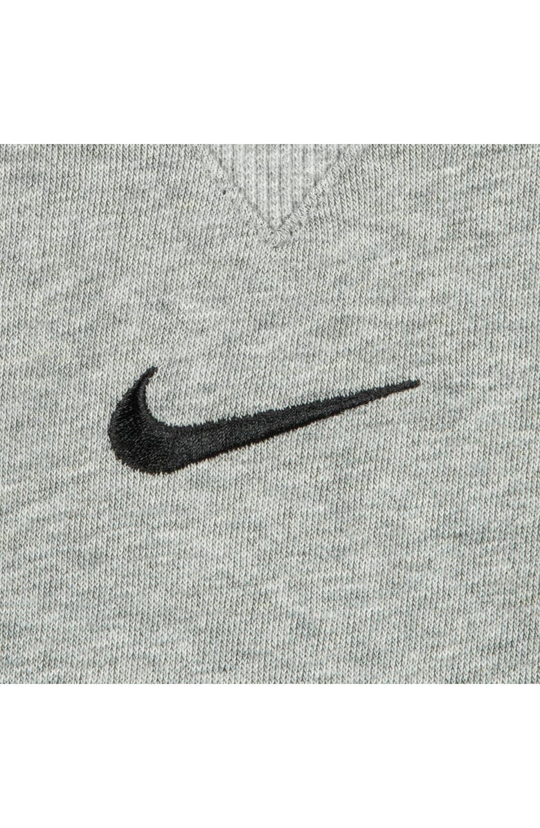 Nike Essential Fleece Crewneck Sweatshirt & Joggers Set, Alternate, color, Dark Grey Heather