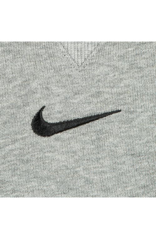Nike Essential Fleece Crewneck Sweatshirt & Joggers Set In Gray