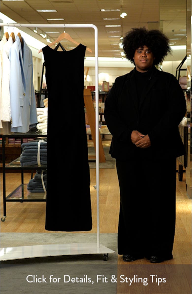 Cutout Detail Column Dress, sales video thumbnail