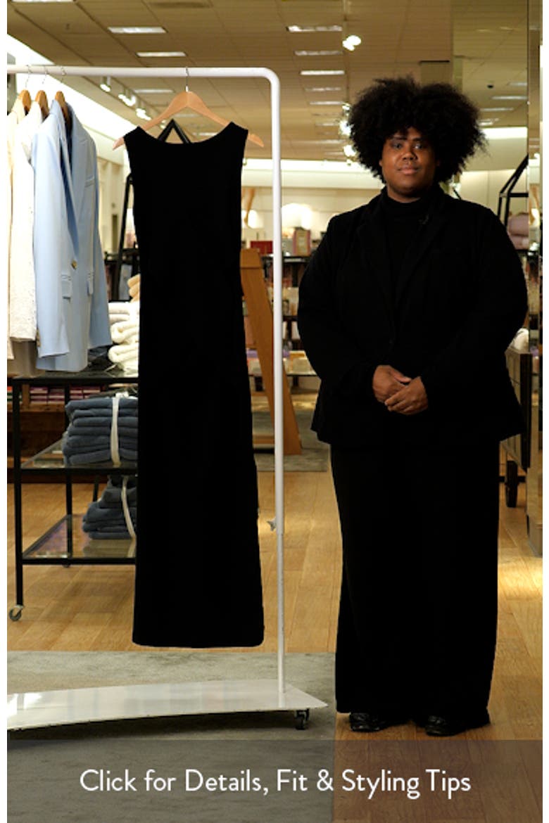 Cutout Detail Column Dress video