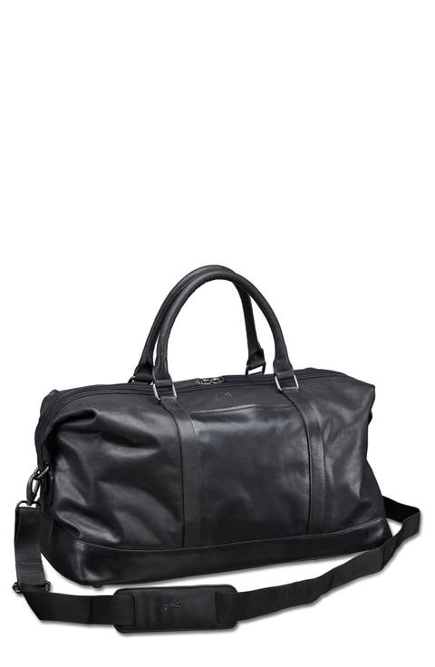 Carry-On Leather Duffle Bag