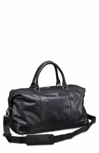 Mancini Carry-On Leather Duffle Bag