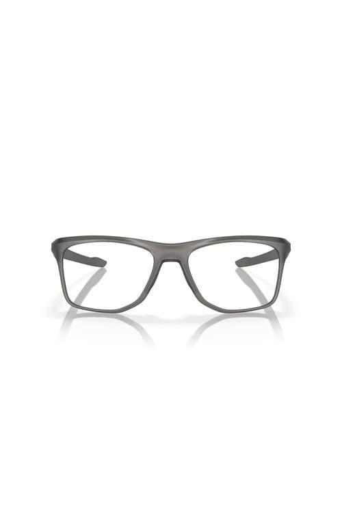 Oakley 55mm Rectangle Optical Glasses In Gray