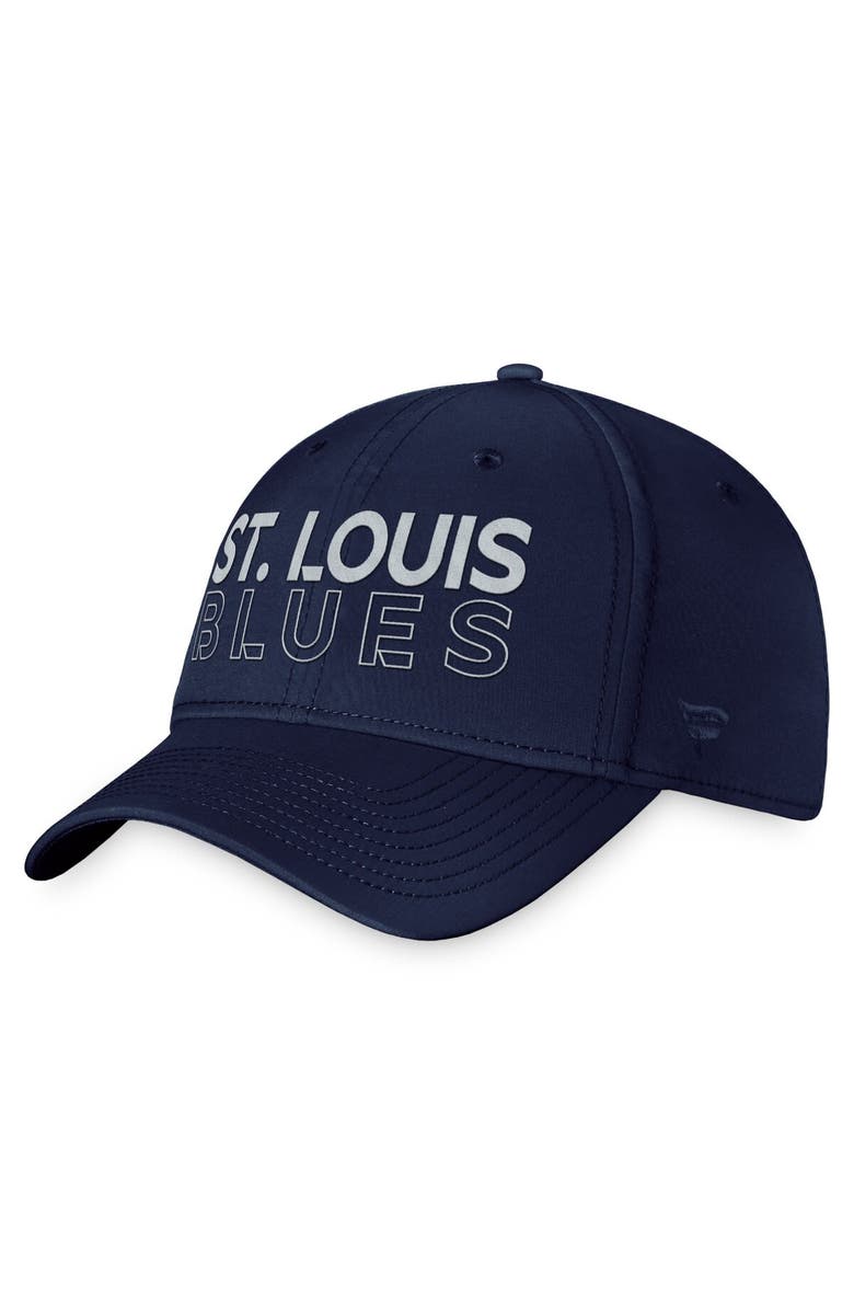 FANATICS Men's Fanatics Branded Navy St. Louis Blues Authentic Pro Road Flex Hat, Alternate, color, Navy