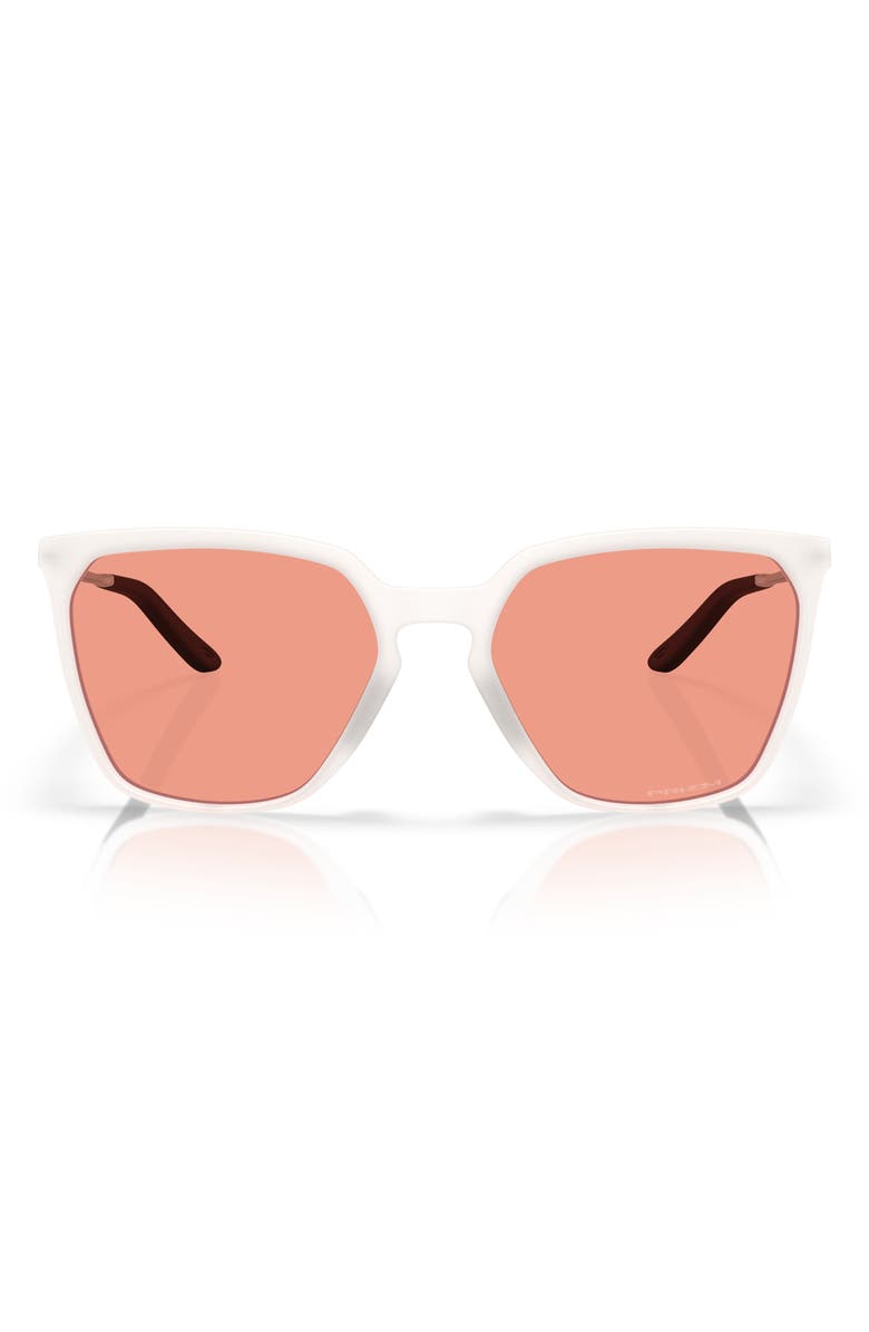 Oakley Prizm<sup>™</sup> Berry 57mm Rectangular Sunglasses, Main, color, Matte Vapor / Prizm Berry